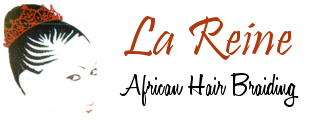 La Reine African Hair Braiding logo